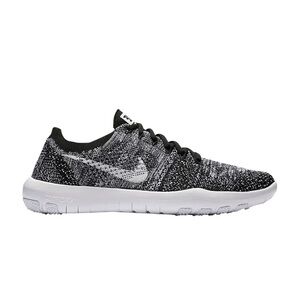 Nike Free Focus Flyknit 2 Training Shoes 880630-010 Womens Size 7.5 Black/White